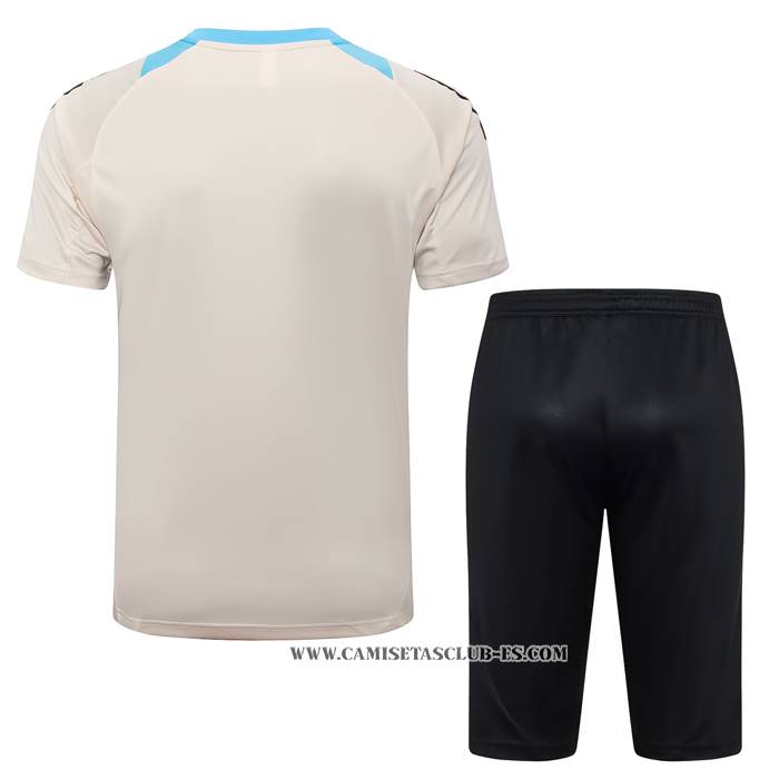 Chandal del Argentina 24-25 Manga Corta Amarillo - Pantalon Corto